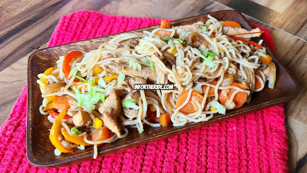 shirataki chicken noodles in for the ride